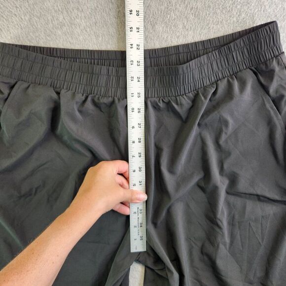 Fabletics Pants Womens XXL Black Wide Leg Cropped Kate Culotte Pull On Flowy - Picture 9 of 13